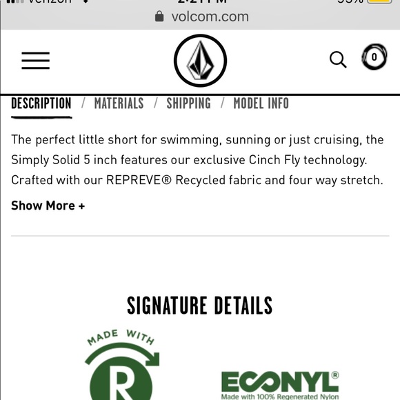 Volcom women’s board shorts - Picture 3 of 7